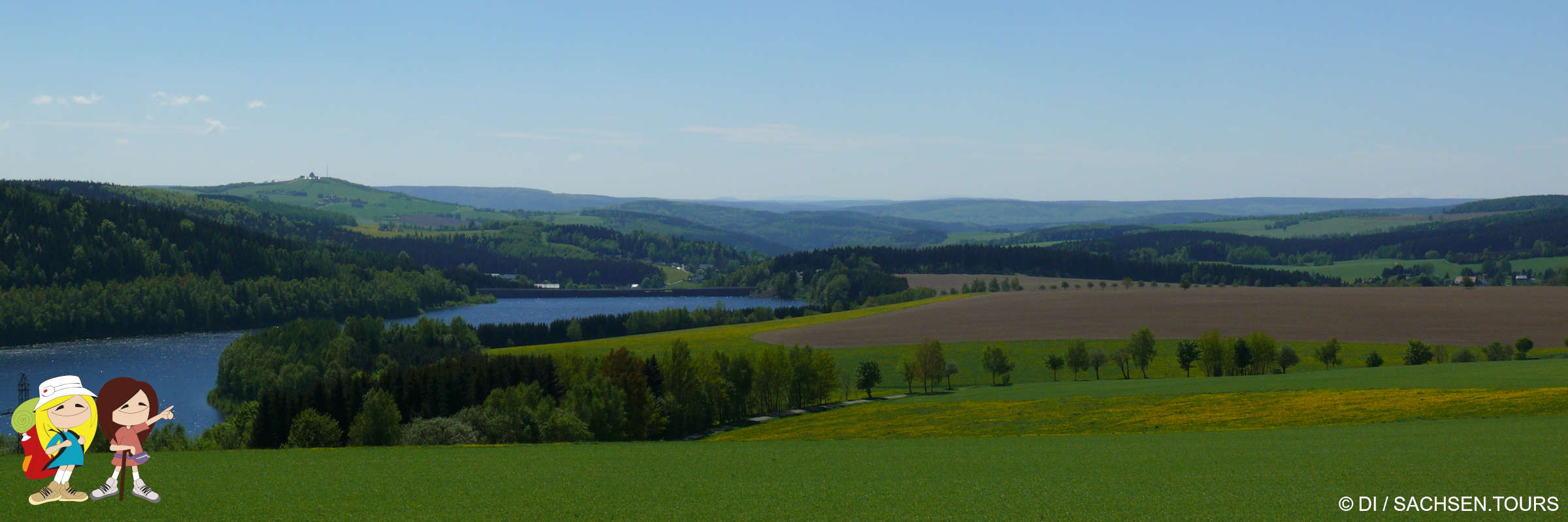 Talsperre Rauschenbach Panoramablick